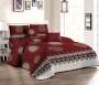 Smte 5 Piece Quilt Set Brown Bedspread Set With Keychain