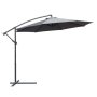 Shayd - 3M Outdoor Patio Cantilever Umbrella - Grey