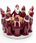 Ring Of Dancing Santas Red 22X20.5X15.5CM