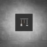 Kitchen Sign D01 - Black - Powder Coated Aluminum