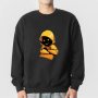 1pc Mysterious Man In Yellow Hood Heat Transfer Sticker DIY Iron-On Decals For Clothes T-Shirt Making Pillow Decorating Clothing Supplies & Appliques