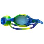 Tyr Comet Tie Dye Goggles Lime Blue