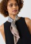 Print Square Satin Scarf