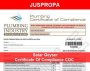 Solar Geyser Certificate Of Compliance Coc By Juspropa