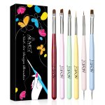Aliver Gel Nail Brush Set 7PCS