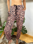 Tan Cheetah JOGGERS - Medium