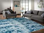 Smte Luminous Blue Rugcarpet 150CM X 200CM With Keychain