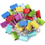 40PCS Multicolor Multifunctional Binder Clips