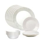 18 Piece Knox Dinner Set White