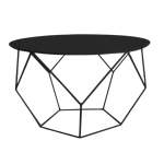 Geo Black Round Coffee Table
