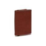 Chesterfield Leather Wallet Cognac Paris