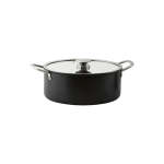 Mia Derin 24CM Deep Casserole Black