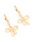Goldair Gold MINI Bow Huggie Earrings