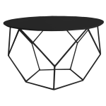 Facet Coffee Table - Sandpaper Black