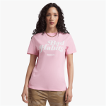 Women&apos S Pink Graphic Crew T-Shirt