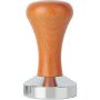 53MM Light Wooden Handle Coffee Tamper Solid Espresso Presser