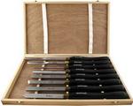 Tork Craft Chisel Set Wood Turning Hss 8 Piece Wooden Case