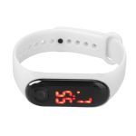 Kids Digital Watch For Boys Girls Red LED Sport Silicone Band