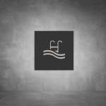 Swimming Pool Sign - Black - Powder Coated Aluminum