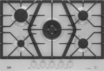 Beko 75CM Gas Hob Stainless Steel Inox - HIAW75226SXE