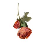 Peony 2 Head 52CM - Dark Pink