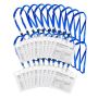 Hard Pvc Card Sleeve With Cardboard And Lanyard 20PCS