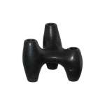 Graphite 3-ARM Candle Holder