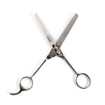 3 Swords Hair Thinning Scissors: Serrated Stainless Steel 7 Inch Fu 1306 N