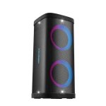 Volkanox VXP300 Dual 6.5 Bluetooth Party Speaker With Rgb Lights Black