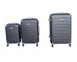 Smte 3 Piece Luggage Set 26 22 18 Brown With Keychain