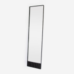 Emerging Creatives Afro Scandi Slimline Standing Mirror - Ebony