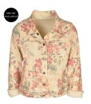 Tropical Garden Reversible Jacket - Cream XXL