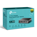 TP-link TL-SG105PE 5-PORT Gbe Easy Smart Managed Switch With 4-PORT Poe+
