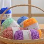 5-STRAND Acrylic Wool Doll Thread Crochet Thread Hand-knitted Thread Small Group / Weight 25G / Length About 70M