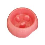 Small Slow Feeder Pet Bowl - Assorted Colours - Pink