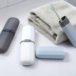 Multifunctional Portable Travel Toothbrush Storage Box: Light Gargle Cup Toothpaste Holder Toothbrush Carrying Box For Home Scho