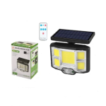 Ashcomonline Solar Powered Sensor 104COB Wall Light Solar Light Set