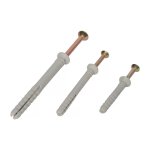 Electro Galvanised Nylon Nail In Anchors