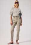 Slim Cargo Trousers - Light Greige