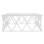Tiffany Coffee Table - White Textured