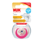NUK Silicone Star Soother Pink 6-18M 1PK
