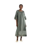 Bell Sleeve Maxi Dress - Olive Free
