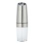 Household Electric Grinding Tool Pepper Mill Induction Spice Grinder Silver