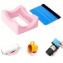 Silicone Cup Cradle For Tumblers With Built-in Slot Anti-slip Water Cup Holder For Tumblers/coffee Cups/glass/water Bottles/cans