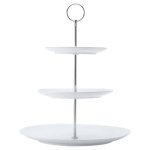 Basics White Diamonds 3-TIER Cake Stand