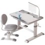 Height Adjustable Ergonomic Kid Study Desk Chair Book Stand LED Light