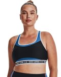 Women's Armour Mid Crossback Block Sports Bra - Victory Blue Md