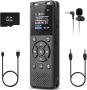 64GB Digital Voice Recorder With Playback Audio Recording Device
