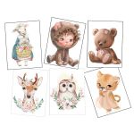 Decoupage Tear Resistant Transfers - Animal Friends
