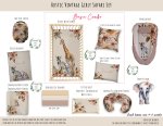 Cot Duvet Bedding Rustic Vintage Girly Safari Set